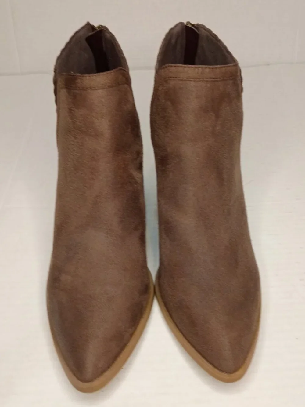 Maurices Belle Brown Cutout Pointed Toe Ankle Booties Women’s Size 10M